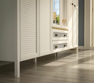 Dollap rrobash Skye Decor, krem, lis, gri, FRN-21007