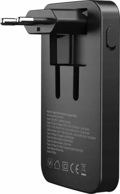 Karikues rrjeti Mobile Origin GaN-65W-SLM-BLK 65W 1x USB-A 2x USB-C, i zi