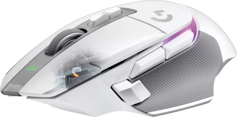 Mausi për lojëra Logitech G502 X Plus, i bardhë