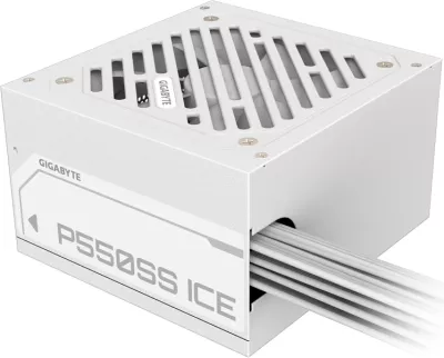 Furnizues rryme (PSU) GIGABYTE GP-P550SS ICE 550W 80 Plus Silver ATX 3.0 (3.1) Active PFC, i bardhë