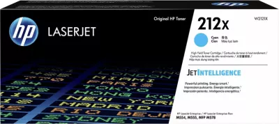 Toner HP 212X W2121X rendiment i lartë 10000 faqe XL cyan