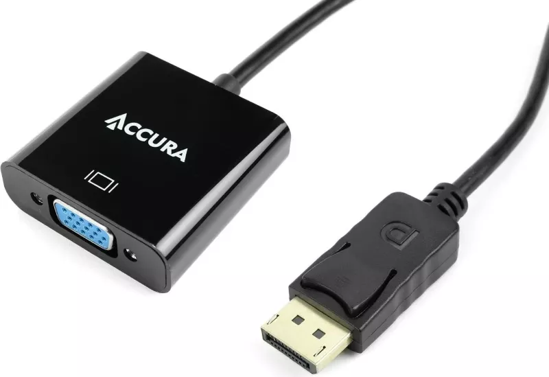 Adapter Accura Displayport > VGA M/F 0.2m, i zi