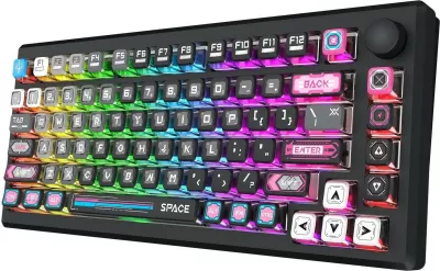 Tastierë mekanike Redragon K732MC-RGB-PRO Uranus Pro 82, RGB, wireless/wired, anglisht, e zezë