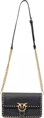 Çantë krahu Pinko Love One Slouchy MN Studs SMA 107665, për femra, e zezë