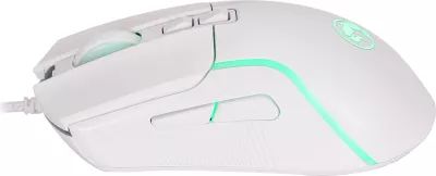 Maus gaming Marvo M292 WH CAPO 20 8000 DPI me kabllo, i bardhë