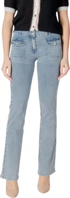 Pantallona xhins për femra Morgan De Toi 241-POLEN1, blu denim