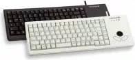 Tastierë me trackball Cherry G84-5400, USB, 89 taste, gri