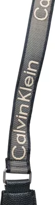 Çantë krahu Calvin Klein WEBBING ADJ STRAP LARGE SHOULDER LV04F3643G, e zezë