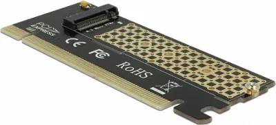 Kartë zgjerimi PCIe DeLOCK 90300, adapter M.2 NVMe PCIe 3.0, e zezë