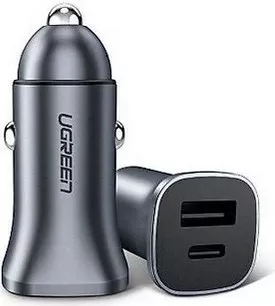Karikues makine UGREEN 24W, USB Type-C/USB, Universal, Gri