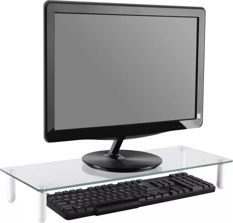 Mbajtëse monitori Digitus universal, xham i temperuar, 33-81.3cm, transparente