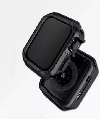 Mbështjellës Hurtel Soft Strong për Apple Watch 40mm Series 4/5/6/SE, i zi