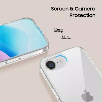 Mbështjellës Tech-Protect FlexAir Hybrid për Nothing Phone 3A, Transparent
