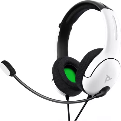 Kufje gaming PDP LVL40 wired stereo për Xbox, të bardha