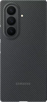 Mbështjellës Samsung Carbon Shield për Galaxy Fold7, silikon, i zi