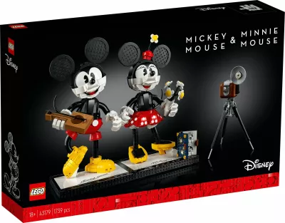 Set ndërtimi LEGO Classic Mickey Mouse & Minnie Mouse, 1739 pjesë, plastikë