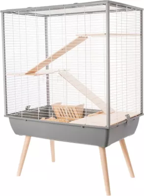 Kafazë për brejtës Zolux Cage, Large Rodents H80, hiri 