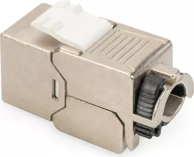 Keystone modul Cat. 6A Digitus DN-93617-24, shielded, intelligent cable manager, set 24 copë, argjendtë
