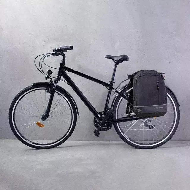 Çantë biçiklete/shpinore Wozinsky WBB30BK, 30L, e zezë