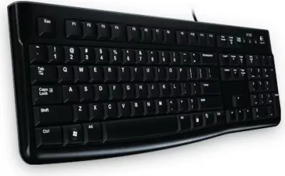 Tastierë Logitech K120 për Biznes, Wired, USB, QWERTZ, E zezë