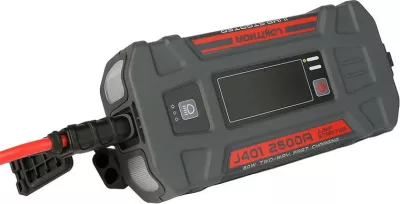 Jump starter / Powerbank Lokithor J401, 2500A, 20000mAh, 12V, me dritë, i zi