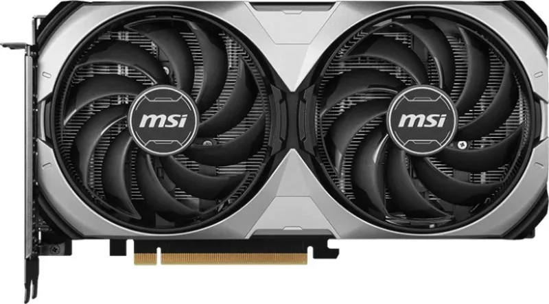 Kartelë grafike MSI VENTUS GeForce RTX 4070 2X E1 12G OC, 12 GB, PCI Express 4.0, e zezë, argjend