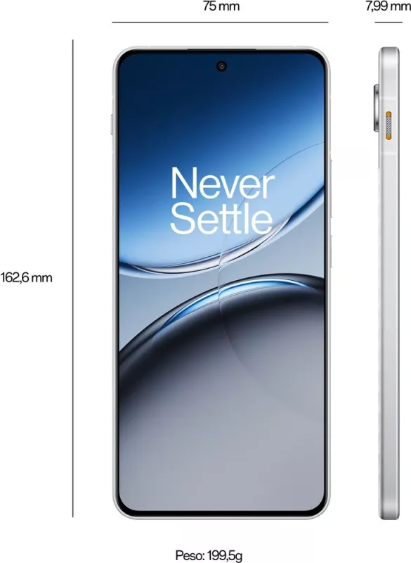 Celular OnePlus Nord 4 5G DS, 16/512GB, Argjendtë