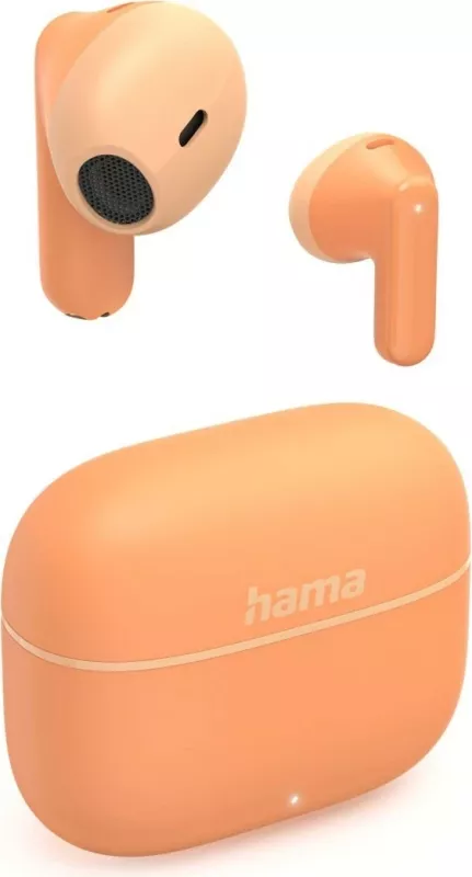 Kufje Hama True Wireless Freedom Light II, Bluetooth 5.3, ngjyrë portokalli