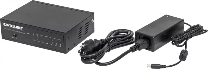 Switch Intellinet me 8 porta Gigabit PoE + VLAN