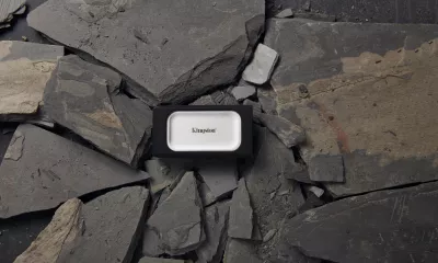 SSD portabël Kingston XS2000, 1 TB, USB Type-C, i zi, argjendtë