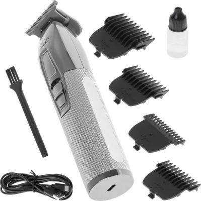 Makinë rroje Adler AD 2836S, Bateri 1400 mAh, Argjendtë