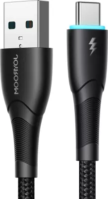Kabllo Joyroom Starry Series SA32-AC3, USB-A në USB-C, 1m, 3A, e zezë