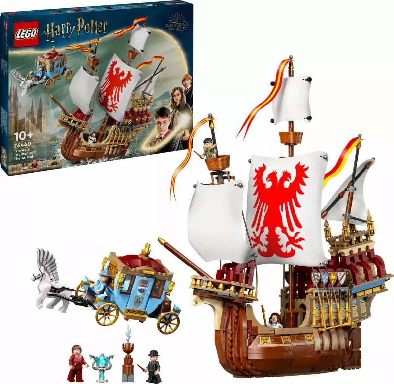 Set ndërtimi LEGO Harry Potter Triwizard Tournament: The Arrival, 1229 pjesë, multikolor