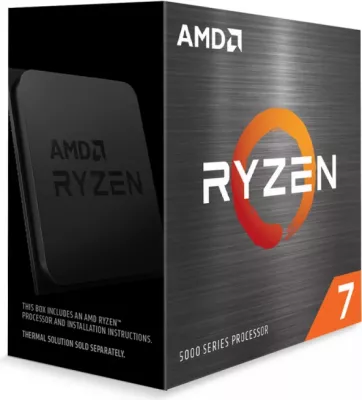 Procesor AMD Ryzen 7 5800X, 8 bërthama/16 threads, 3.8-4.7GHz, 36MB cache, Socket AM4, pa ftohës