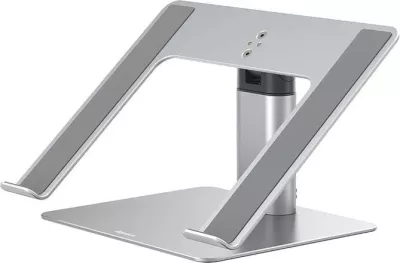 Mbajtës laptopi Baseus LUJS000012, i rregullueshëm, 11-17", argjendtë