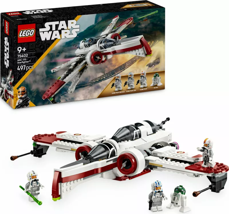Set ndërtimi LEGO Star Wars ARC-170 Starfighter, shumëngjyrësh