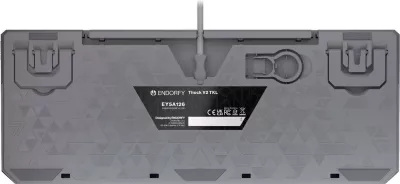 Tastierë mekanike Endorfy Thock V2 TKL, RGB, 80%, Hot-Swap, USB-C, gri