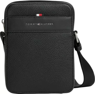 Çantë crossbody Tommy Hilfiger TH Central Mini Reporter AM0AM14698 për meshkuj, e zezë