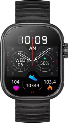 Smartwatch Aiwa SW-A700 2.01\" ekran, Bluetooth thirrje, IP67, 300mAh, e zezë, set me kabllo karikimi magnetik
