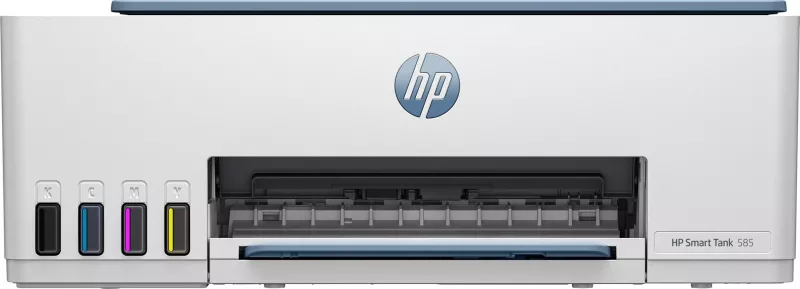 Printer i Mençur HP Smart Tank 585, për Shtëpi dhe Zyrë në Shtëpi, Blu