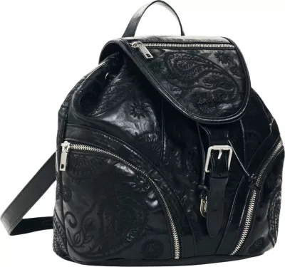 Çantë shpine Desigual BACK_SIROCO TULA MINI BLA, e zezë