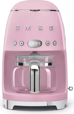 Aparat kafe SMEG DCF02PKEU, stil i viteve '50, rozë
