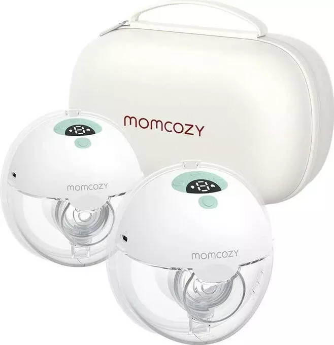 Pompa gjiri Momcozy M5, pa kabllo, ngjyrë rozë