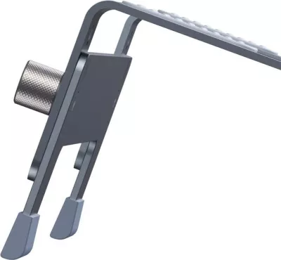 Kasë për laptop Baseus B10053100811-00, 4 nivele rregullimi, alumini, Space Grey