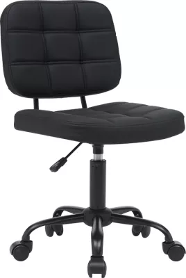 Karrige zyre Sedia pu e zezë 50x50x75-85cm