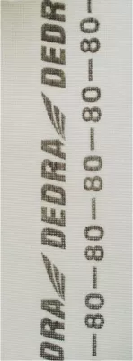 Rrjetë gërryese Dedra 1541-080, 105x280mm, granulacion 80, e bardhë