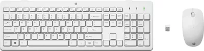 Maus dhe tastierë wireless HP 230, e bardhë