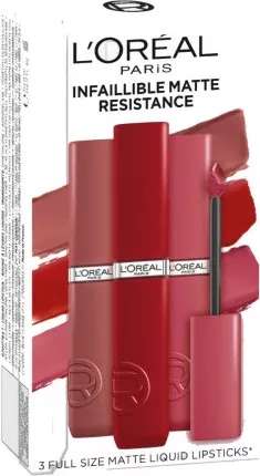 Set Buzekuq Mat L'Oreal Paris, 3x5ml