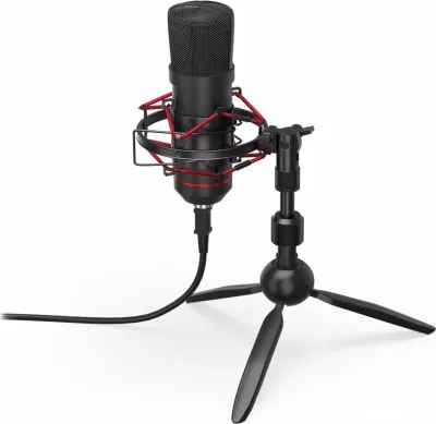 Mikrofon Endorfy Solum T (EY1B002) USB, kardioid, me tripod, i zi