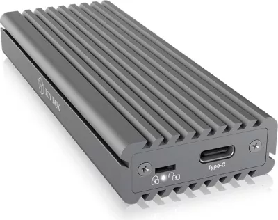 Kasë SSD ICY BOX IB-1817M-C31, M.2, PCI Express 3.0, 10 Gbit/s, USB lidhje, Gri